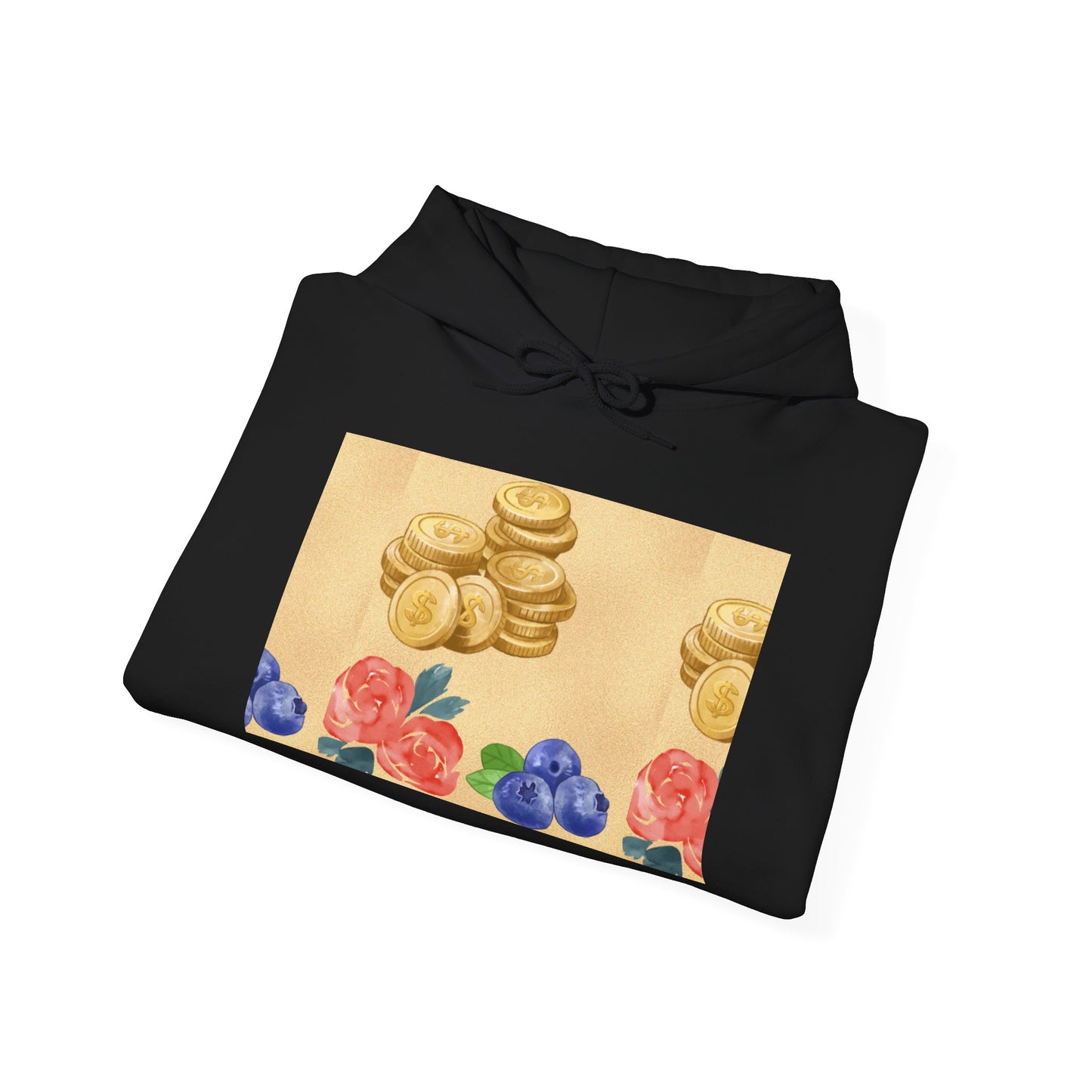Hoodie — Tropical Faith & Floral Pancake Art Pullover