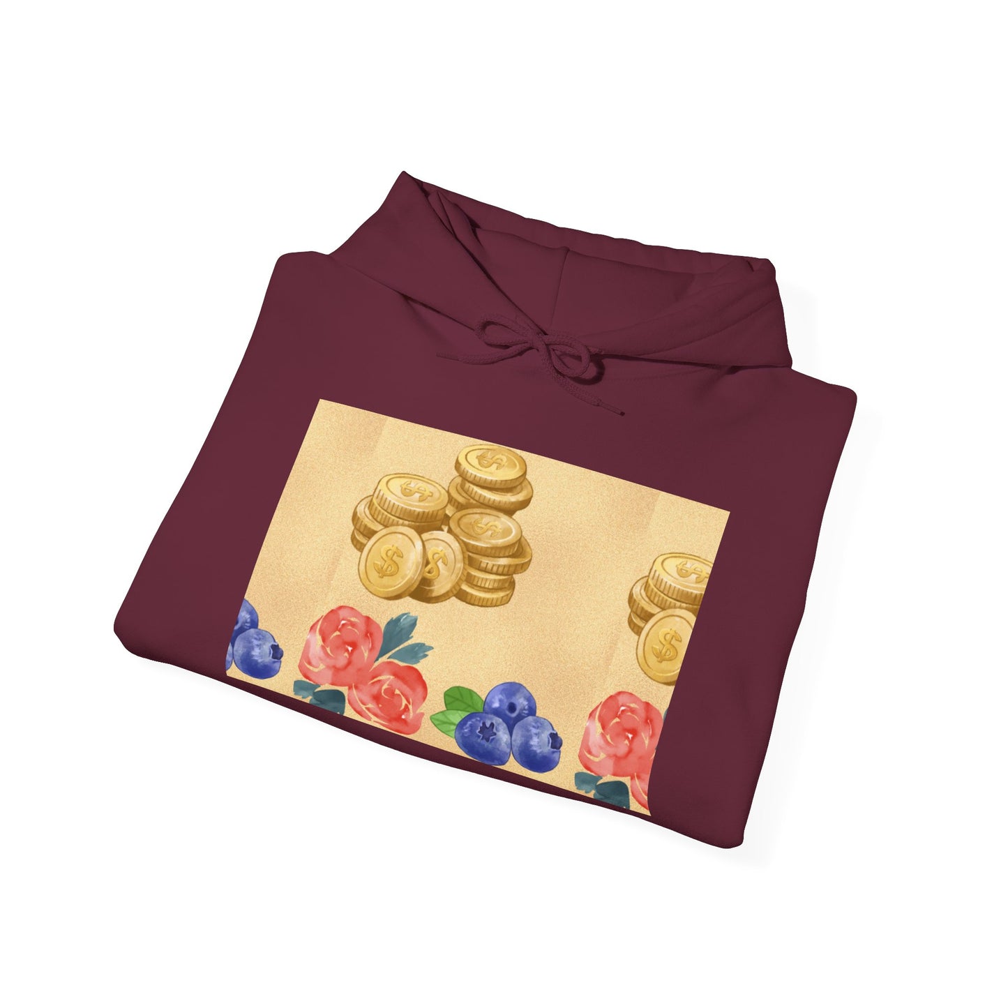 Hoodie — Tropical Faith & Floral Pancake Art Pullover