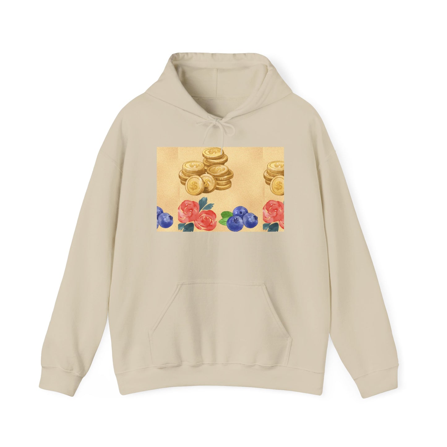 Hoodie — Tropical Faith & Floral Pancake Art Pullover