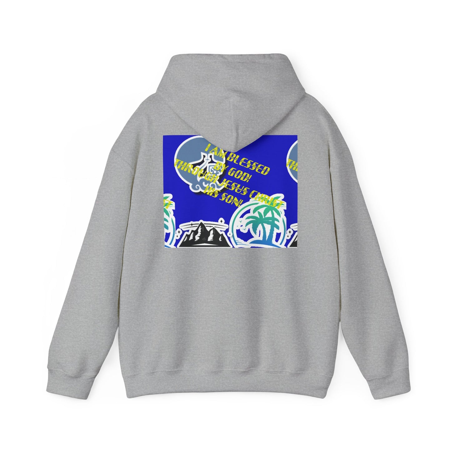 Hoodie — Tropical Faith & Floral Pancake Art Pullover