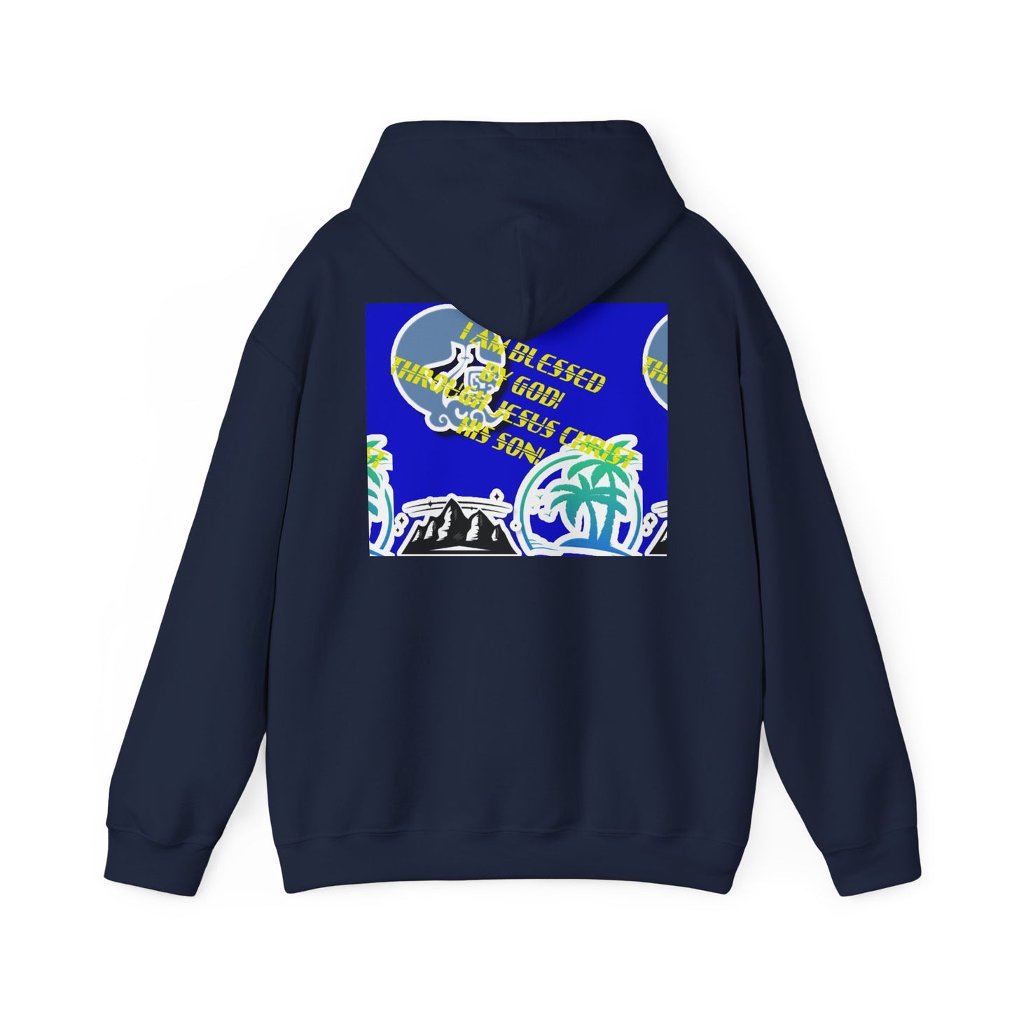 Hoodie — Tropical Faith & Floral Pancake Art Pullover