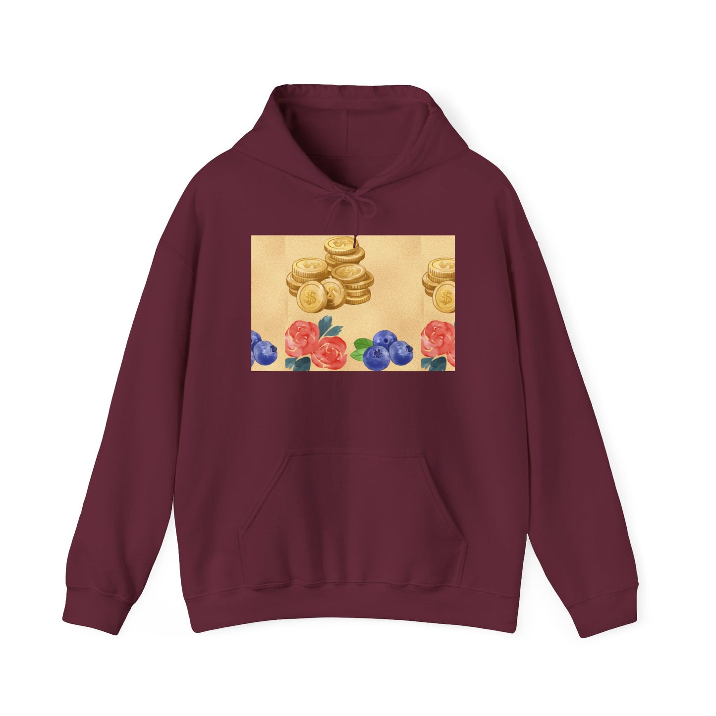 Hoodie — Tropical Faith & Floral Pancake Art Pullover