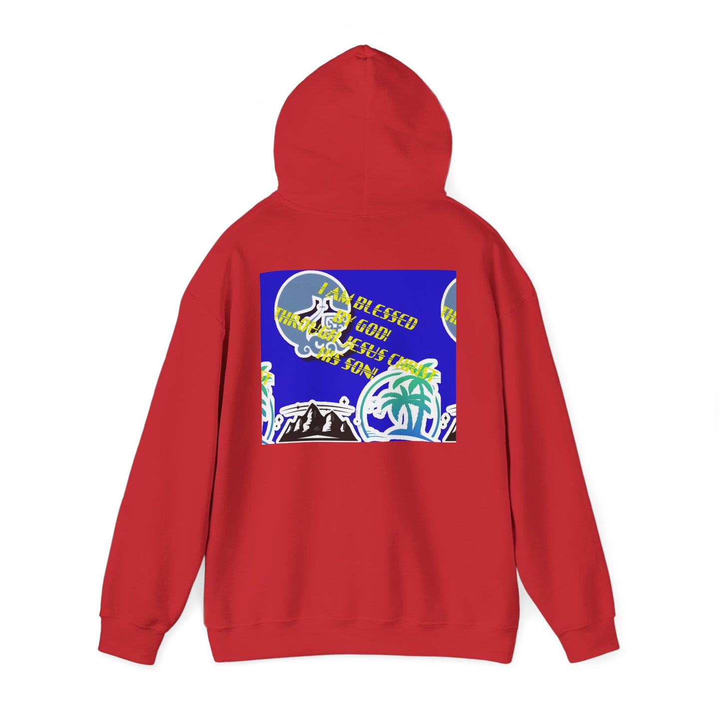 Hoodie — Tropical Faith & Floral Pancake Art Pullover