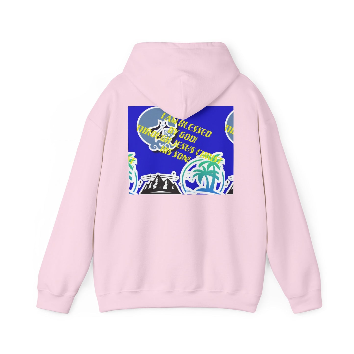 Hoodie — Tropical Faith & Floral Pancake Art Pullover