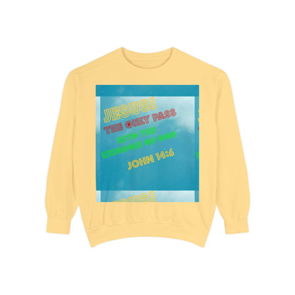 Christian Graphic Sweatshirt — "Jesus Is The Star" Inspirational Pullover