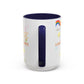 2 Peter 3:67 Inspirational Coffee Mug — Cute Rainbow & Chick Faith Design