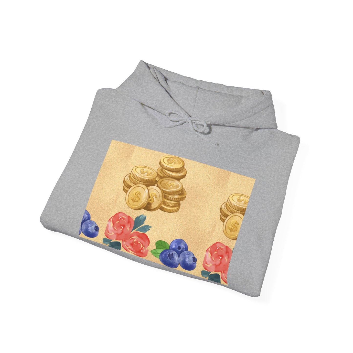 Hoodie — Tropical Faith & Floral Pancake Art Pullover