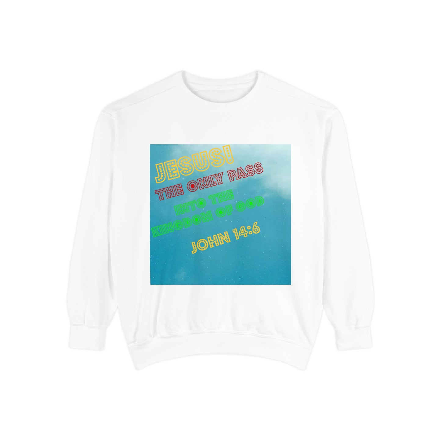 Christian Graphic Sweatshirt — "Jesus Is The Star" Inspirational Pullover