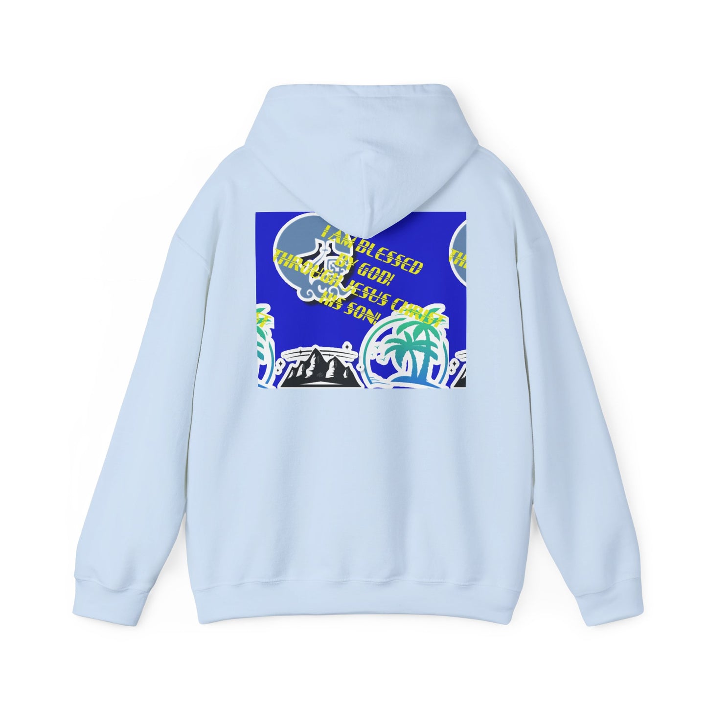 Hoodie — Tropical Faith & Floral Pancake Art Pullover