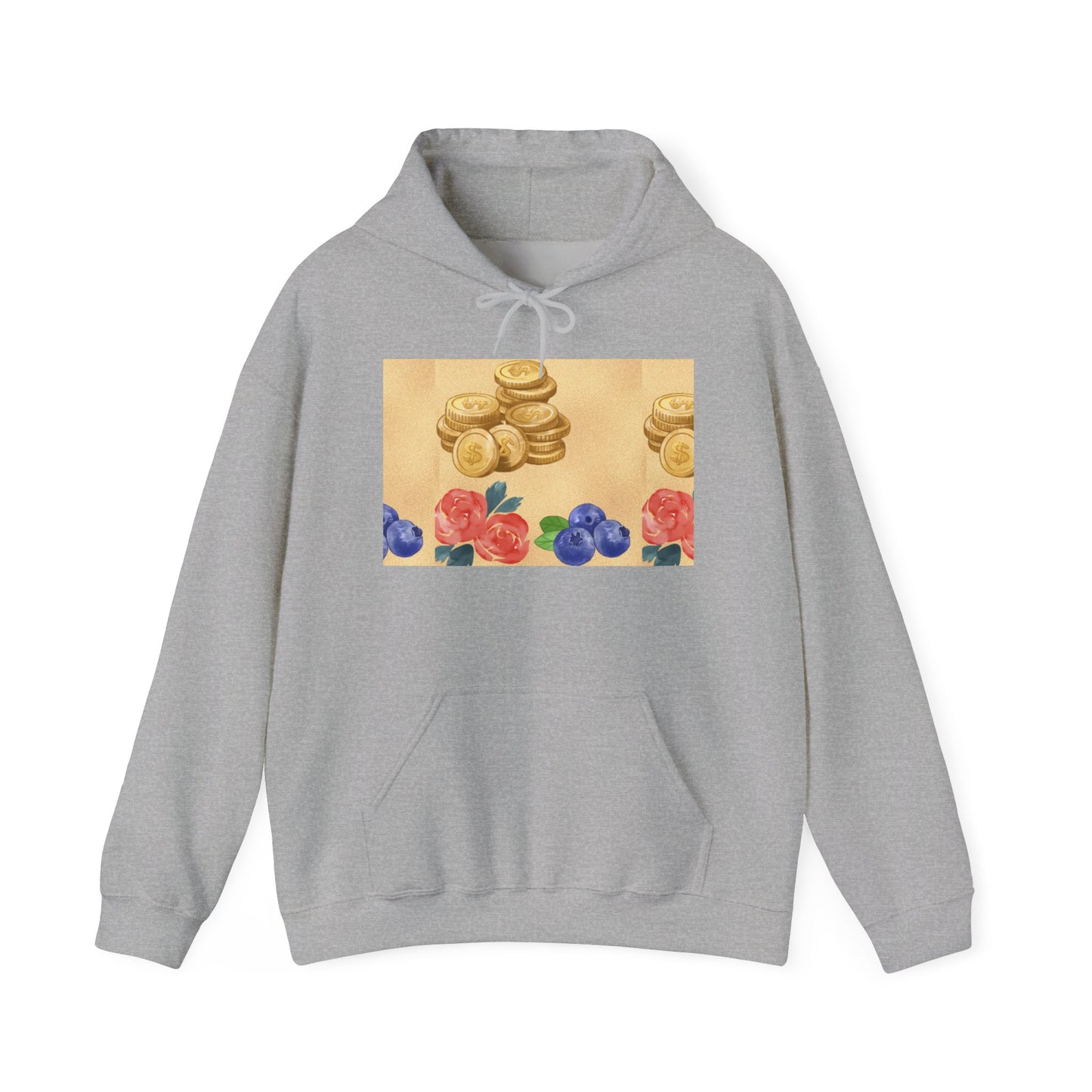 Hoodie — Tropical Faith & Floral Pancake Art Pullover