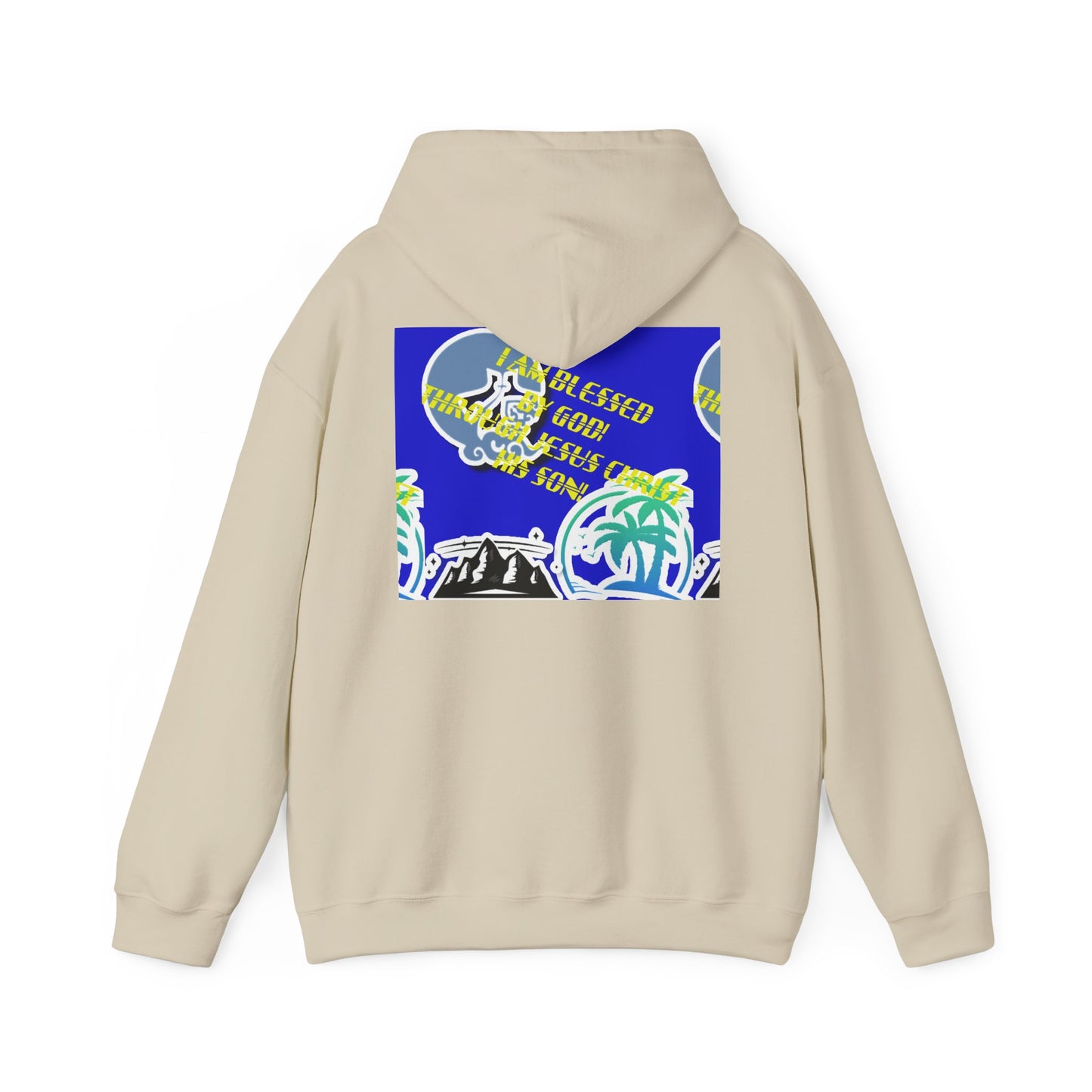 Hoodie — Tropical Faith & Floral Pancake Art Pullover