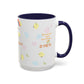 2 Peter 3:67 Inspirational Coffee Mug — Cute Rainbow & Chick Faith Design