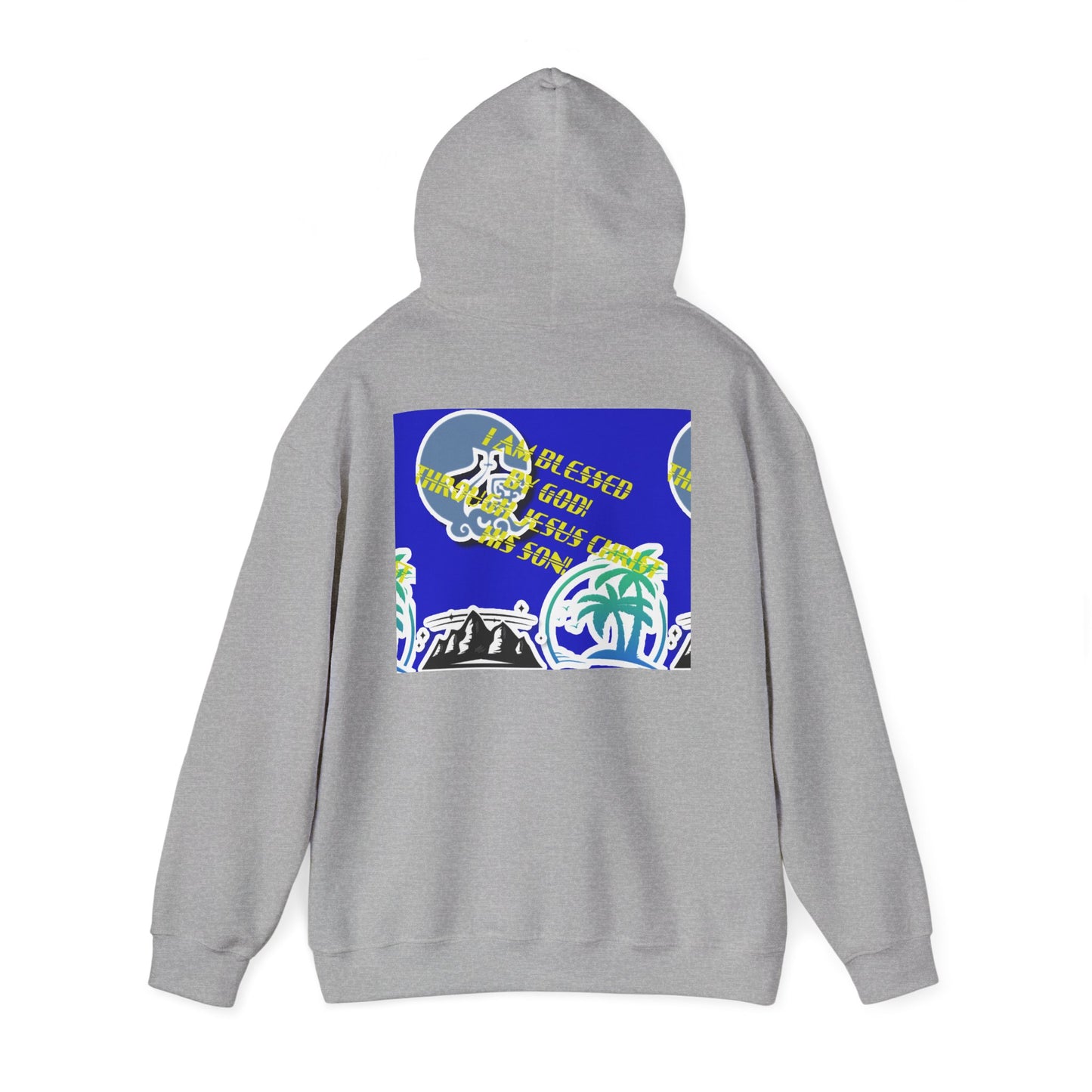 Hoodie — Tropical Faith & Floral Pancake Art Pullover