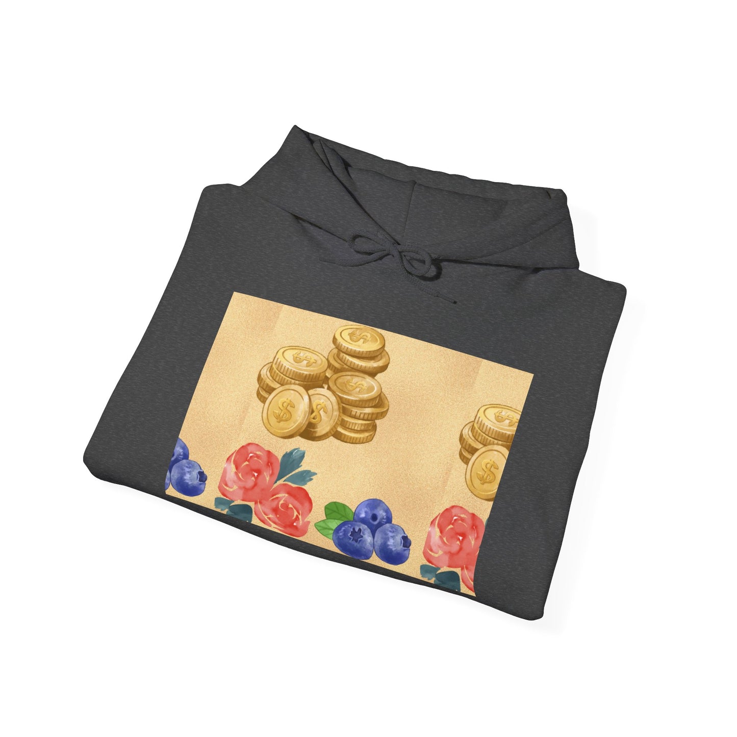 Hoodie — Tropical Faith & Floral Pancake Art Pullover