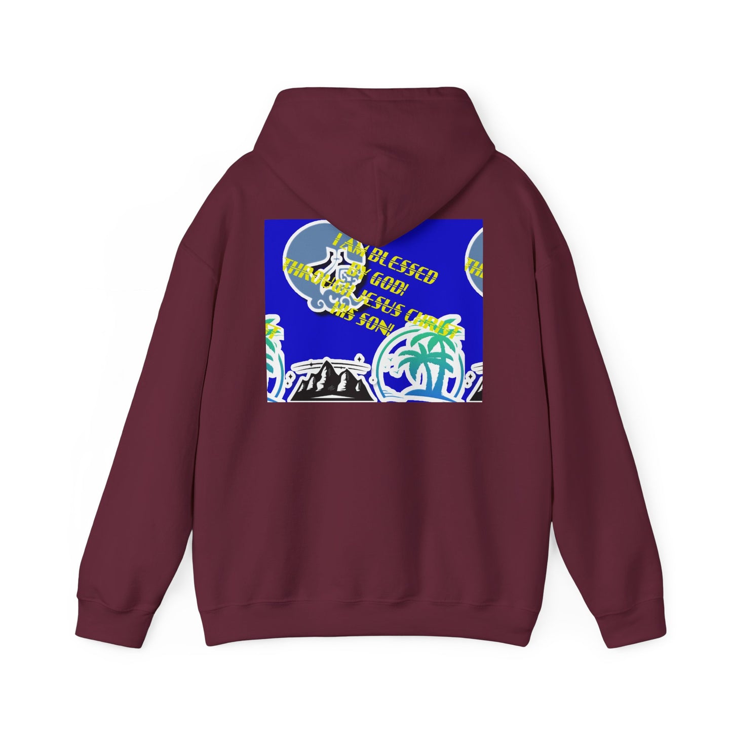 Hoodie — Tropical Faith & Floral Pancake Art Pullover