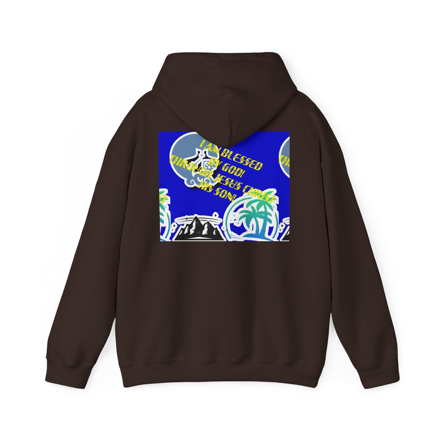 Hoodie — Tropical Faith & Floral Pancake Art Pullover