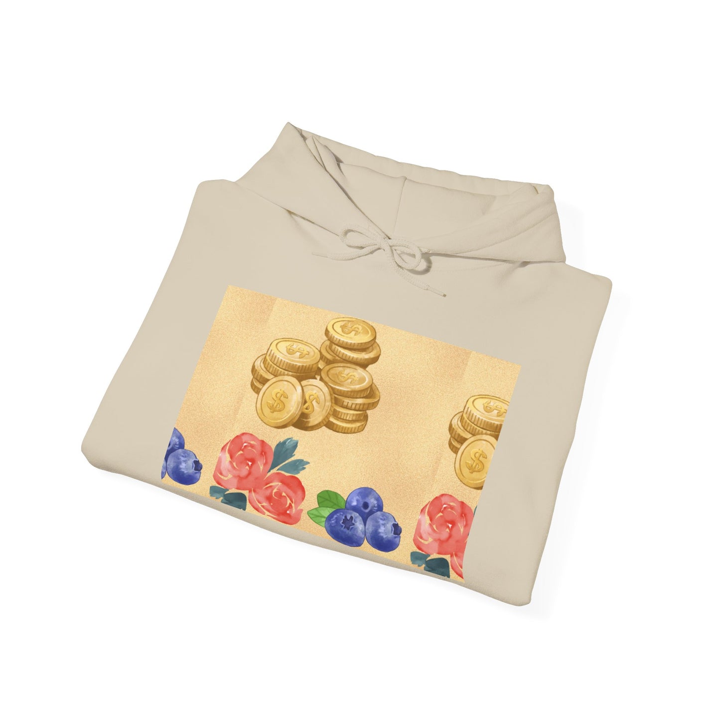 Hoodie — Tropical Faith & Floral Pancake Art Pullover