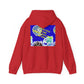 Hoodie — Tropical Faith & Floral Pancake Art Pullover