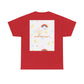 Christian Rainbow Chick Tee with 2 Peter 3:6-7 Scripture — Cute Floral & Coins Design