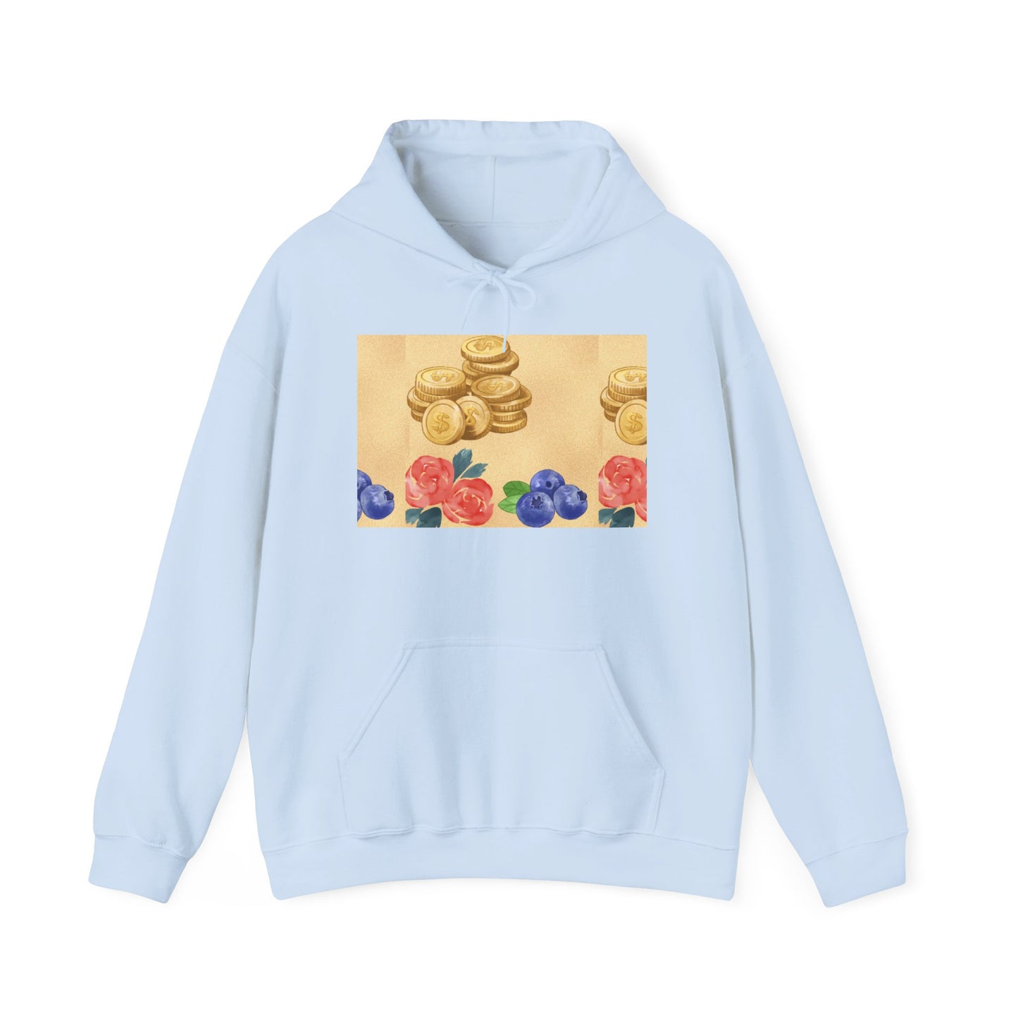 Hoodie — Tropical Faith & Floral Pancake Art Pullover