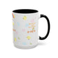 2 Peter 3:67 Inspirational Coffee Mug — Cute Rainbow & Chick Faith Design