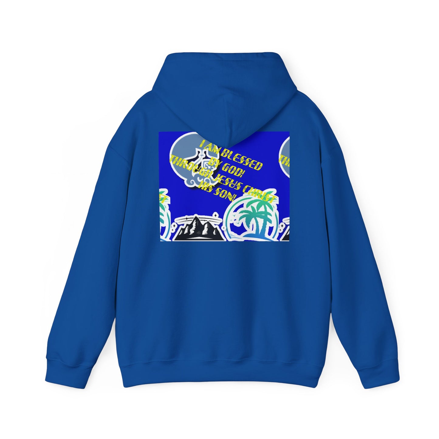 Hoodie — Tropical Faith & Floral Pancake Art Pullover