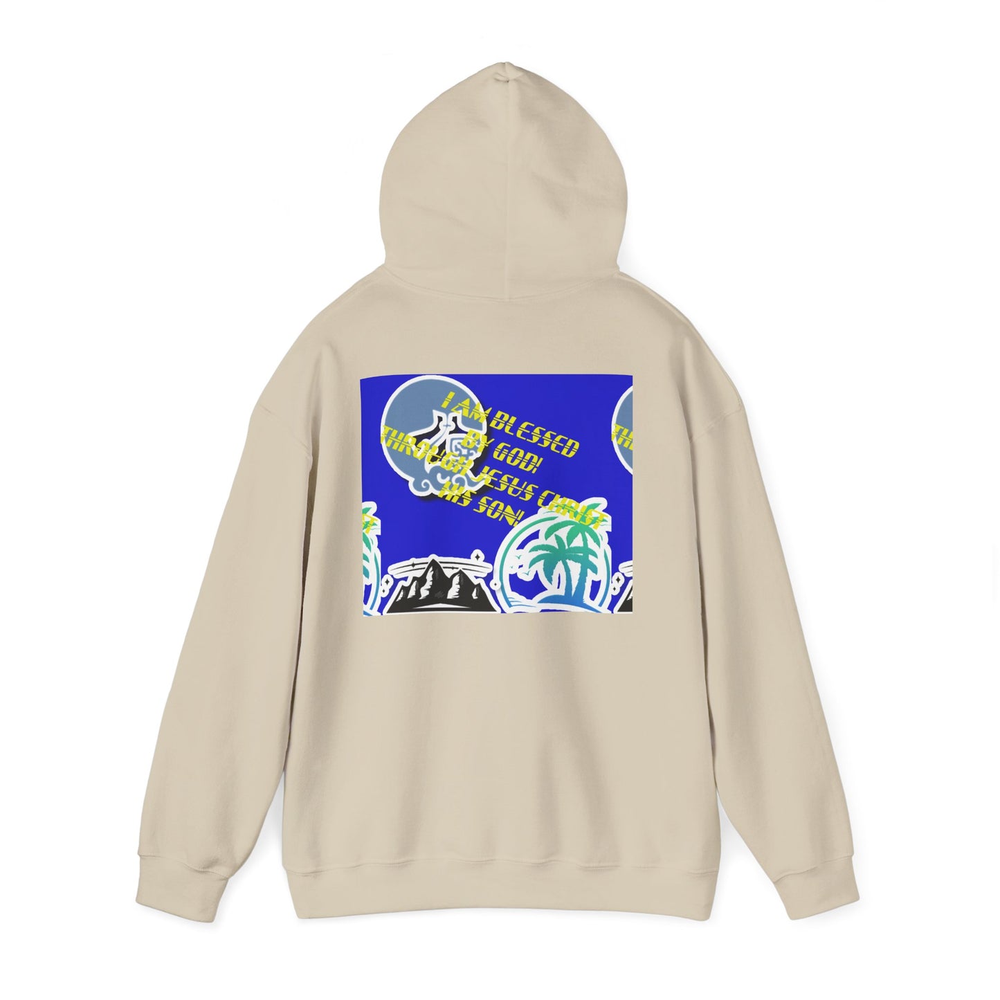 Hoodie — Tropical Faith & Floral Pancake Art Pullover