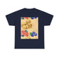 Christian Rainbow Chick Tee with 2 Peter 3:6-7 Scripture — Cute Floral & Coins Design