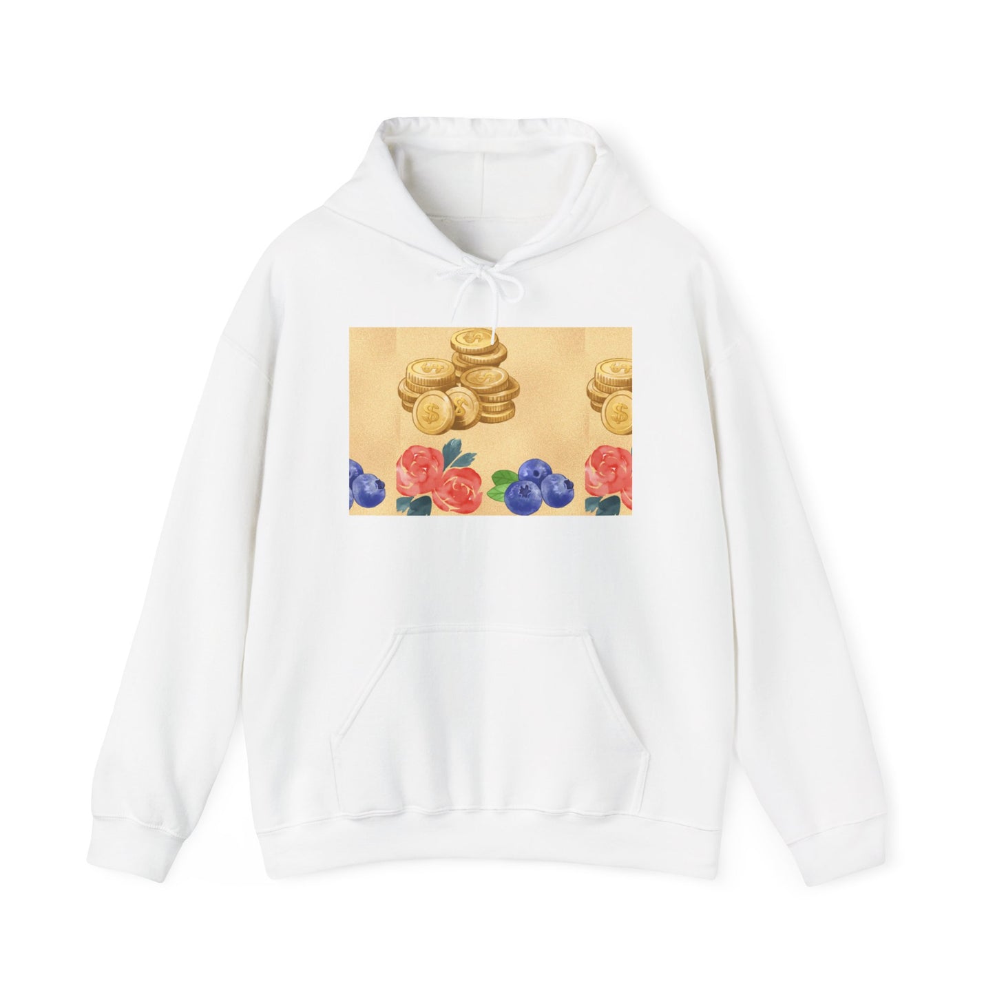 Hoodie — Tropical Faith & Floral Pancake Art Pullover